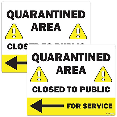 Quarantined Area - Service to Left, Yellow