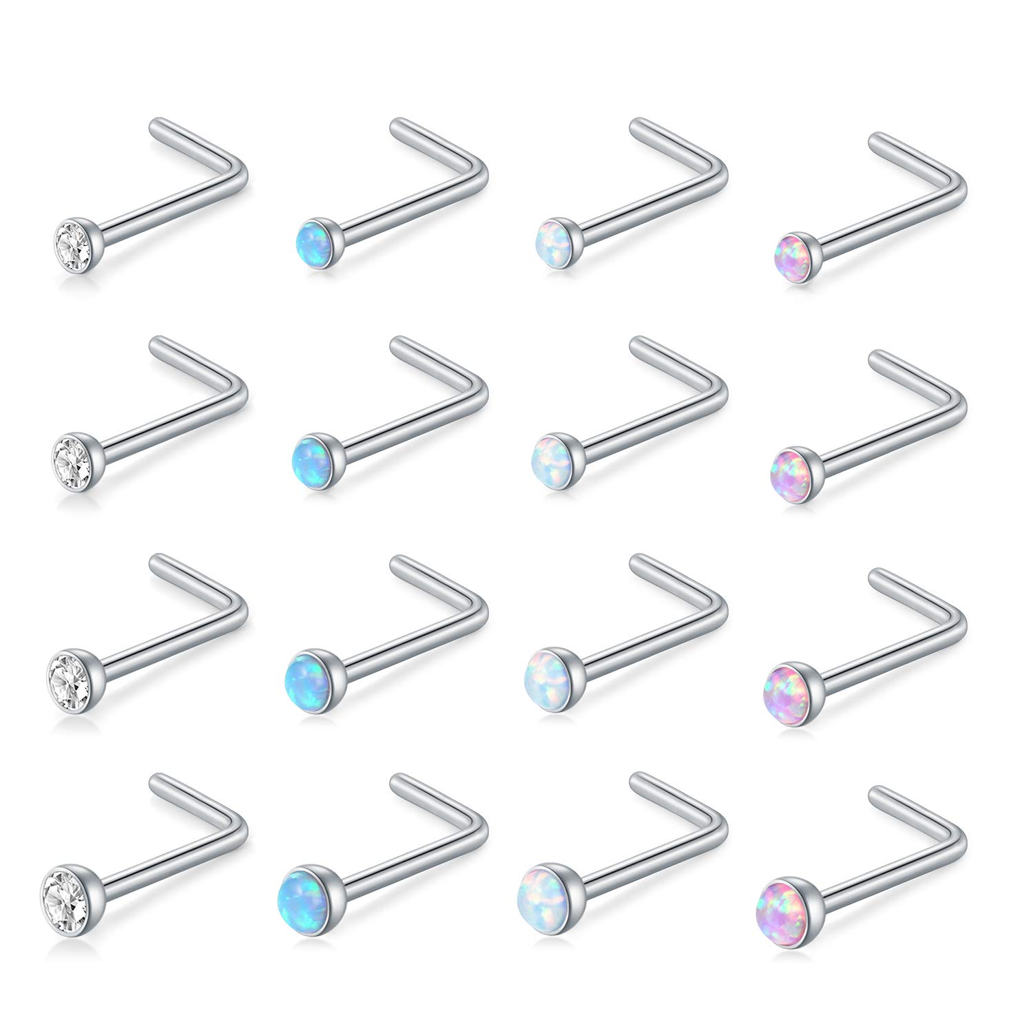 Mayhoop 18G Stainless Steel Nose Ring Hoop - Hypoallergenic Nose Studs & Piercing Jewelry for Women & Men - Perfect for Everyday Wear, Parties & Body Piercing Aftercare