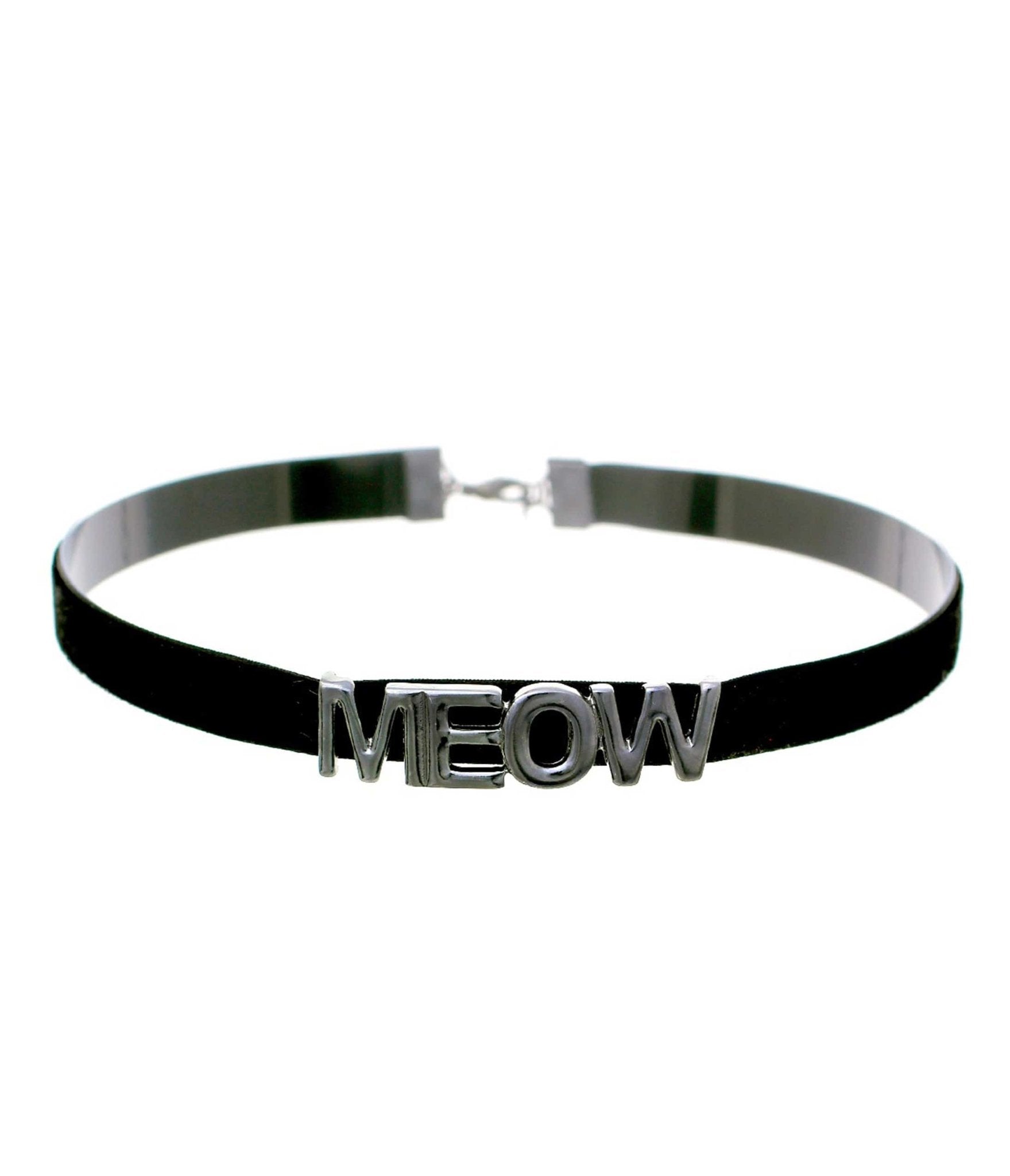 Stylish Silver & Black Cat Choker Necklace - Elegant Gothic Collar for Women, Perfect for Halloween, Cosplay, and Night Out