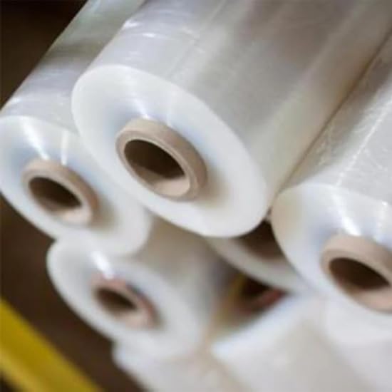 STARGAZE 12 Inch x 200 Meters Heavy Duty Plastic Wrap Roll - 950g Pack of 1 - Clear Stretch Film for Moving, Shipping, Storage & Food Preservation - Industrial Strength Packing Wrap for Boxes & Pallet Securing