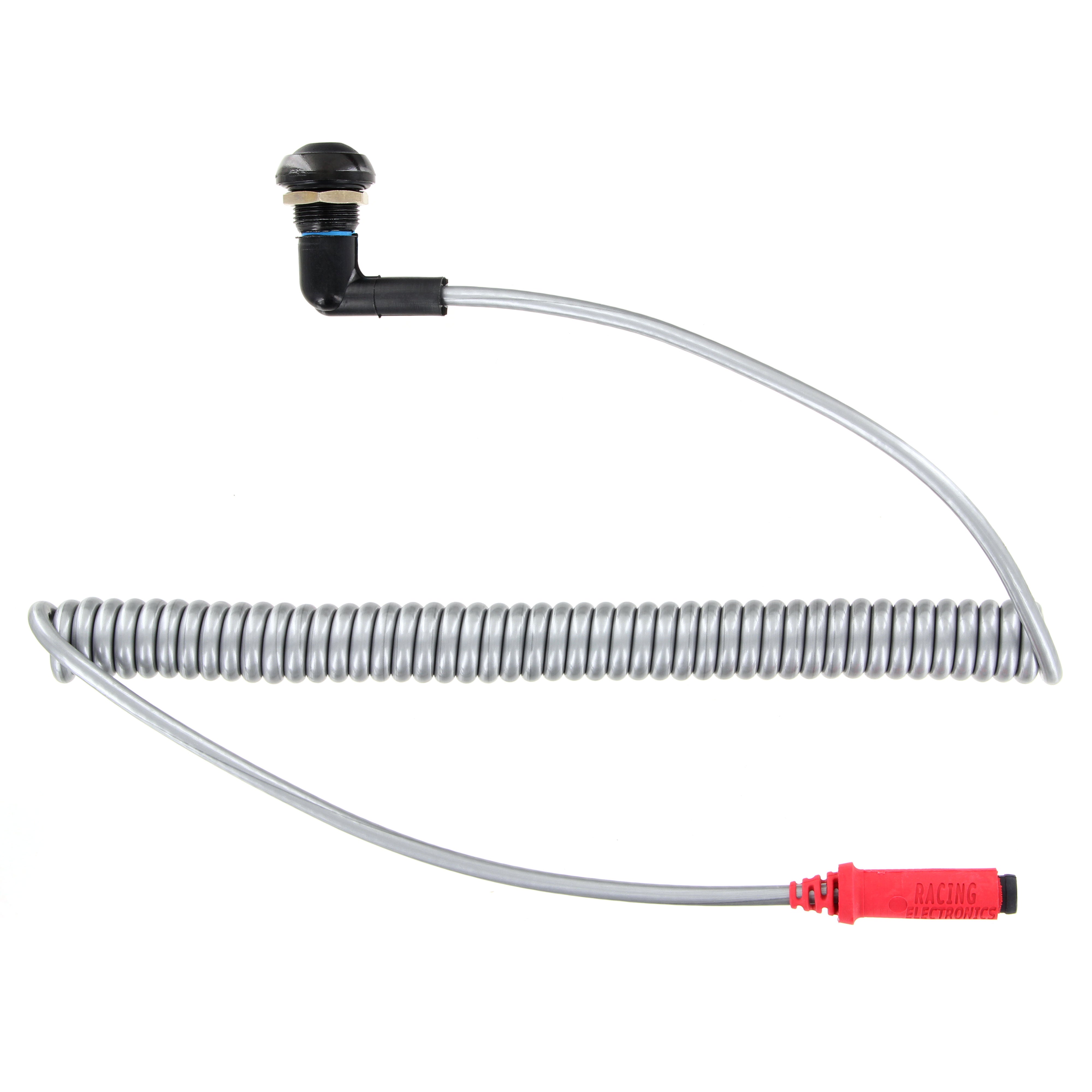 Low Profile Push to Talk Switch - Titanium Hole Mount for Two-Way Radios & Communication Devices | Perfect for Aviation, Military, and Industrial Use
