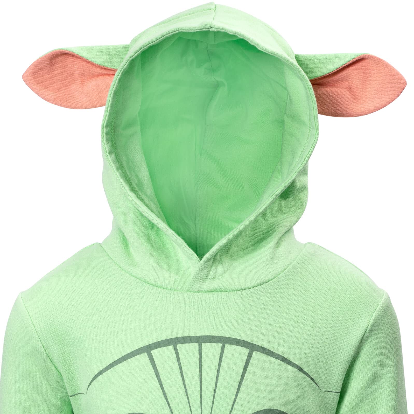 Star Wars The Mandalorian The Child Baby Yoda Cosplay Hoodie - Soft Fleece Pullover for Infants & Kids (3M-8Y) - Perfect for Halloween Costumes, Birthday Gifts & Star Wars Fans