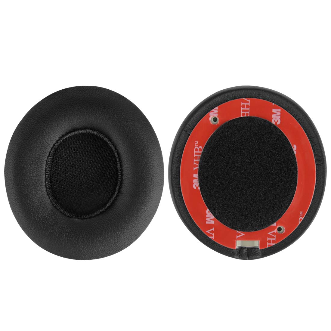 Geekria QuickFit Replacement Ear Pads for Beats Solo 2 Wireless Headphones - Soft Black Memory Foam Earcups Cushions - Perfect for Gaming, Music & Travel Comfort