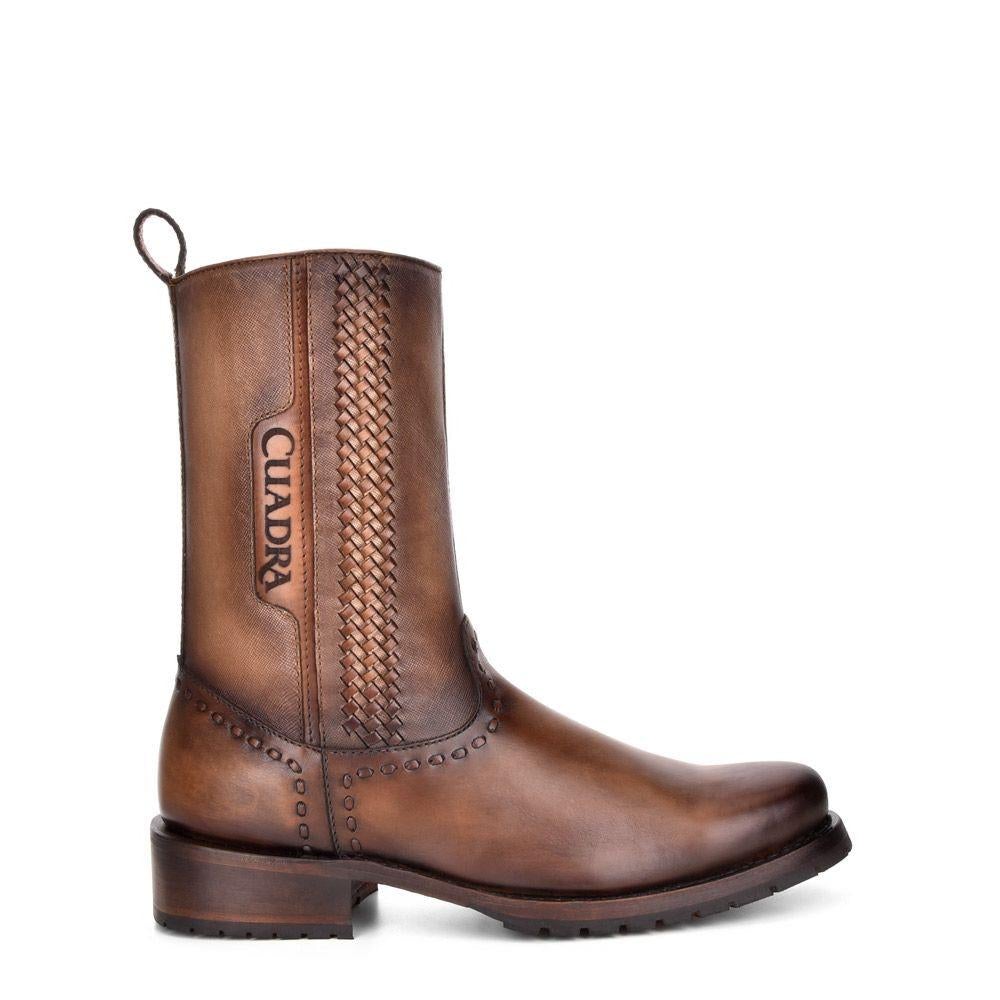 Men's Cuadra Desert Fashion Cowboy Rodeo Cowhide Leather Boots - Western Style Cowboy Boots for Riding, Dancing & Country Events