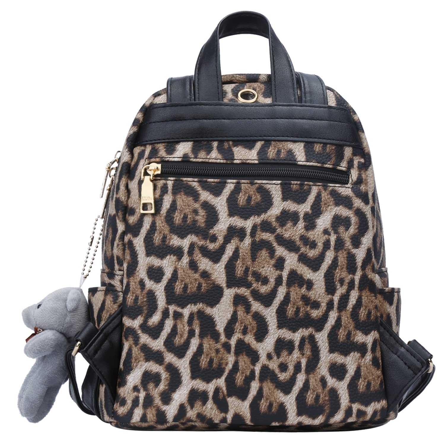 KKXIU Small Backpack Purse for Women - Stylish Synthetic Leather Quilted Mini Daypack with Tassel, Fashionable Ladies Bookbag - Perfect for Work, School, Travel & Daily Use