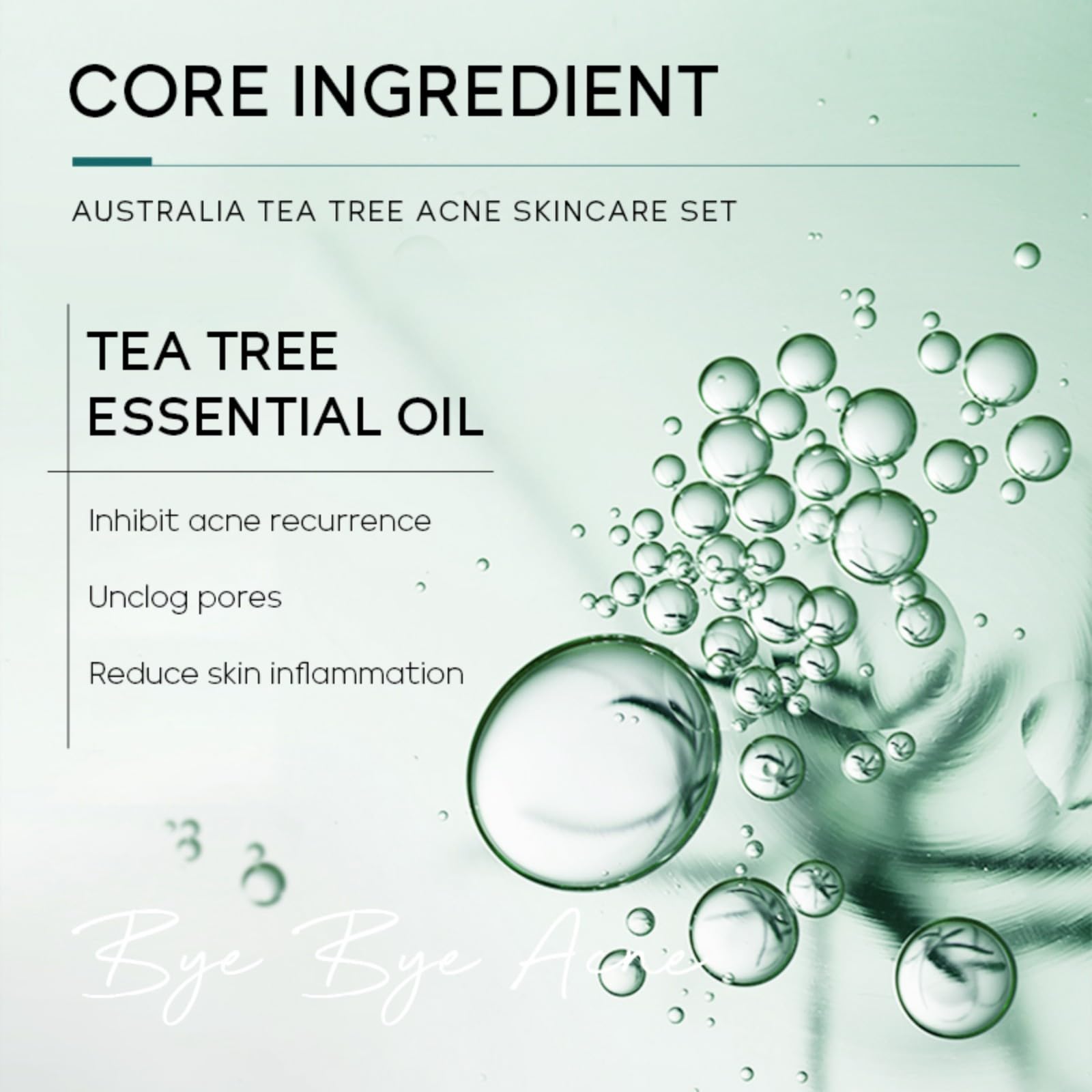 Tea Tree Essential Oil Acne Treatment Skincare Set - Cleanser, Toner, Serum & Gel for Teens 10-12 | Face Care Kit for Boys & Girls | Perfect for Daily Routine & Teen Skin Problems