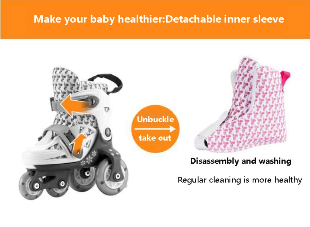 Adjustable 4-Wheel Inline Skates for Kids & Toddlers - Triple Lock PVC Wheels, Breathable Mesh Shoes with Full Protection Set - Beginner Roller Skates for Boys & Girls Ages 3-8 - Perfect for Outdoor Play, Birthday Gifts & Learning to Skate