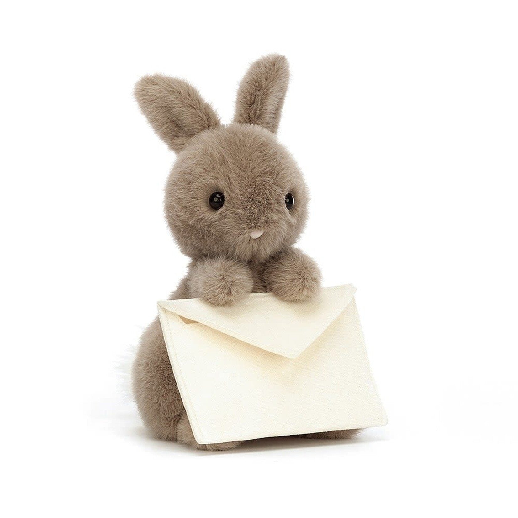 Jellycat Messenger Bunny Soft Plush Toy - Adorable Stuffed Animal Gift for Kids & Adults - Perfect for Easter, Birthdays, and Cuddling
