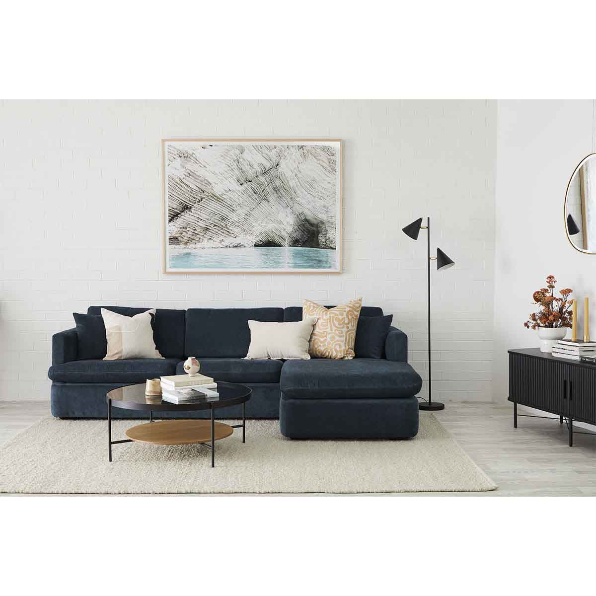 Kennedy Floor Lamp - Modern LED Standing Light with Adjustable Brightness & Color Temperature for Living Room, Bedroom, or Office
