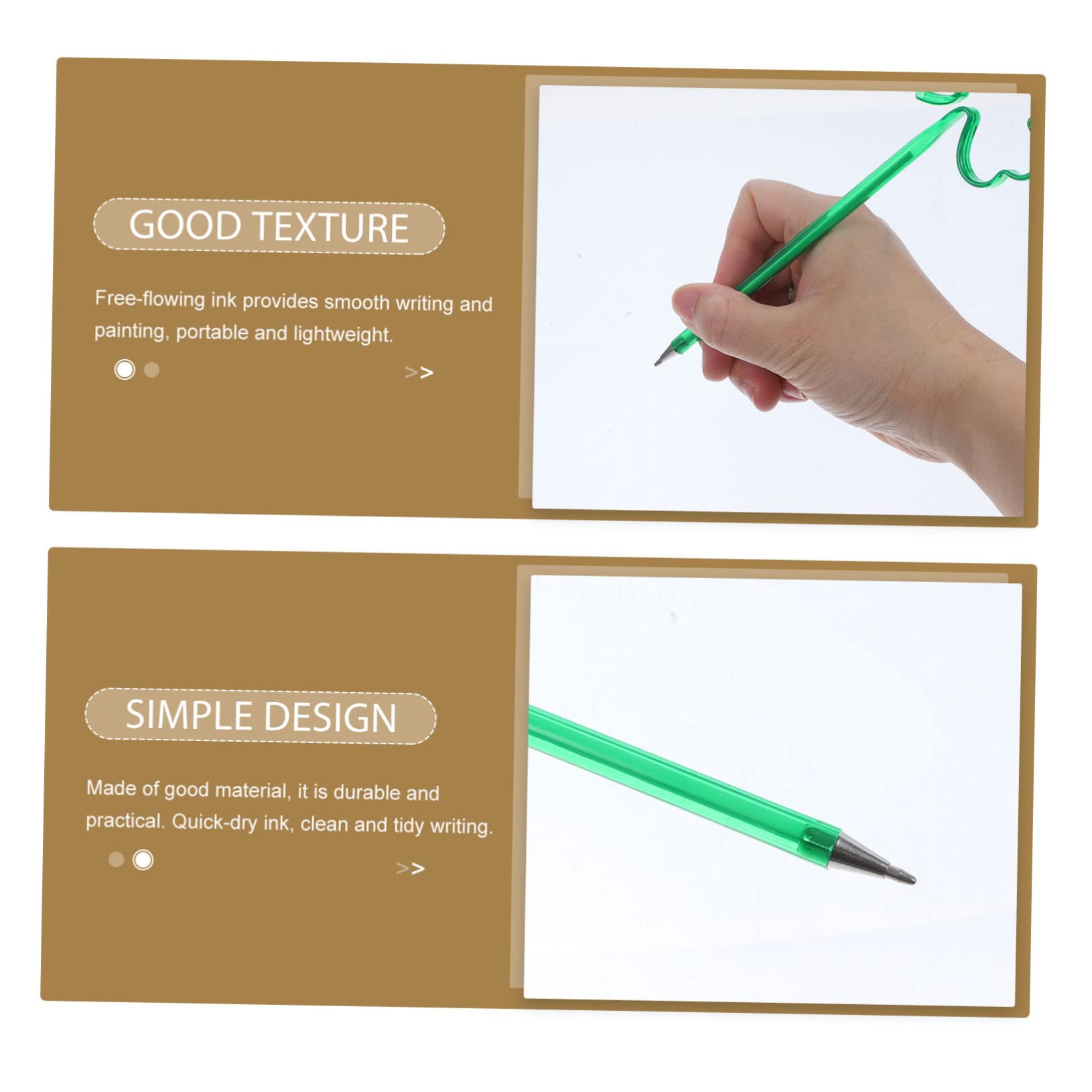 NUOBESTY 3 Sets Cute Ballpoint Pens for Kids - Novelty Shape Lifelike Design Writing Pens for Children & Students (20pcs x 3) - Perfect for School, Homework, Gifts & Office Supplies