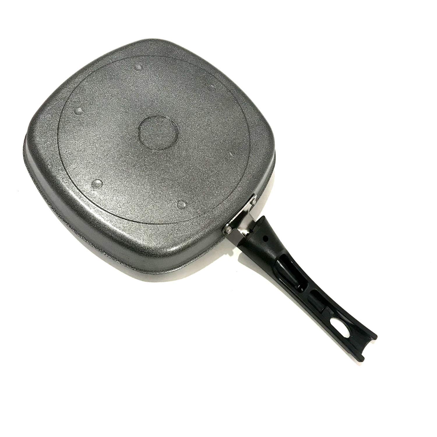 Nonstick 9-Inch Square Grill Pan for Gas Stove - Perfect for Grilling Steak, Fish, Vegetables & More - Indoor/Outdoor Use - Ideal for BBQ, Camping & Home Cooking