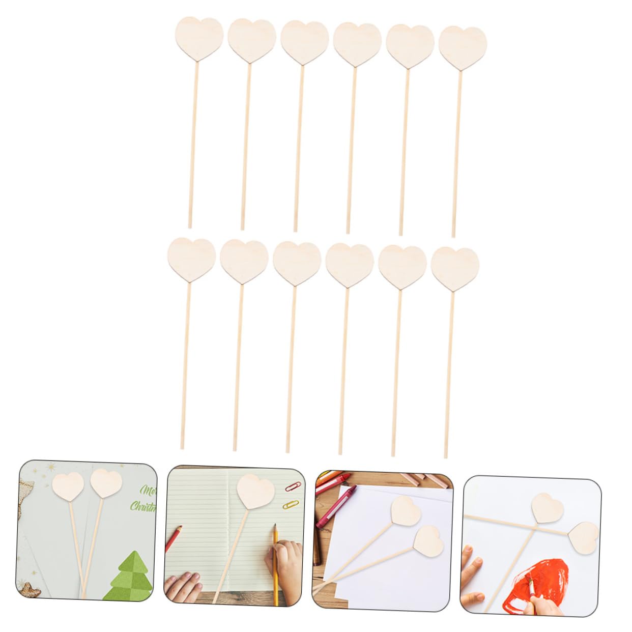 Totority Fairy Wands Kit - 12 Pack Magic Fairy Sticks for Kids Arts & Crafts, DIY Painting & Drawing Toys for Boys & Girls - Perfect for Birthday Parties, Classroom Activities & Creative Play