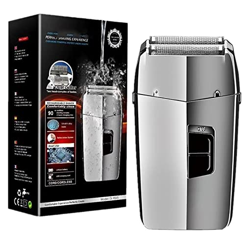Rechargeable Electric Razor for Men - Powerful Wet & Dry Shaver for Beard, Bald Head & Hair Fading | USB Charging, Cordless & Waterproof | Perfect for Travel, Gym & Daily Grooming