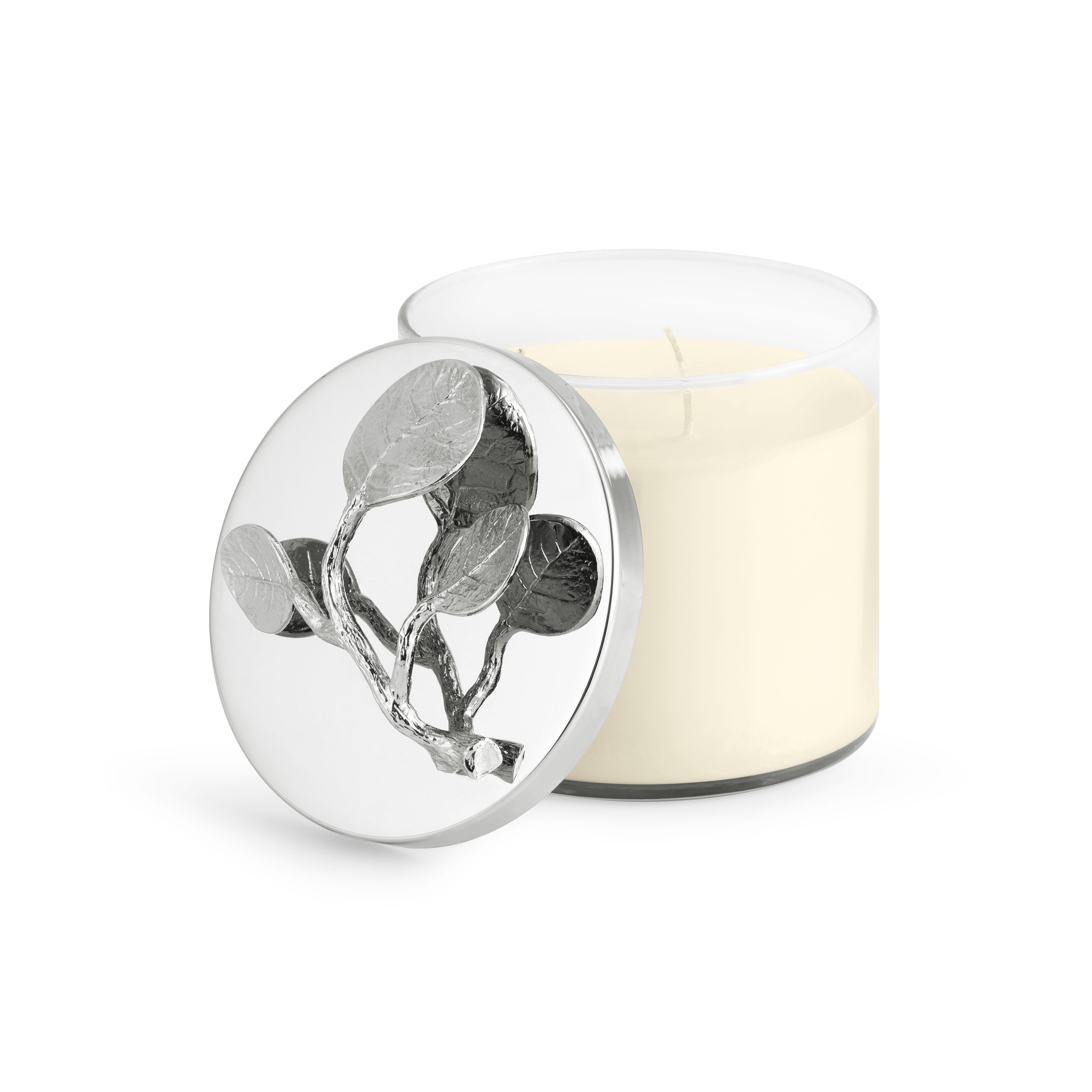 Botanical Leaf Scented Soy Candle - Natural Aromatherapy for Relaxation & Home Decor | Perfect for Bedroom, Bathroom & Living Room