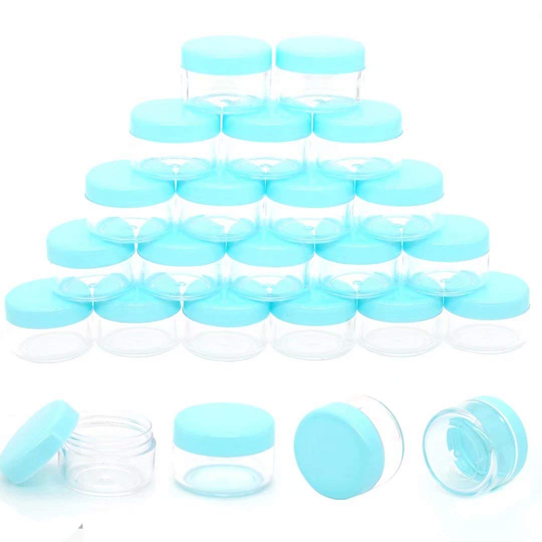 5 Gram Clear Cosmetic Sample Jars with Lids - 200pcs Small Makeup Containers for Travel, DIY Beauty Products & Skincare Samples
