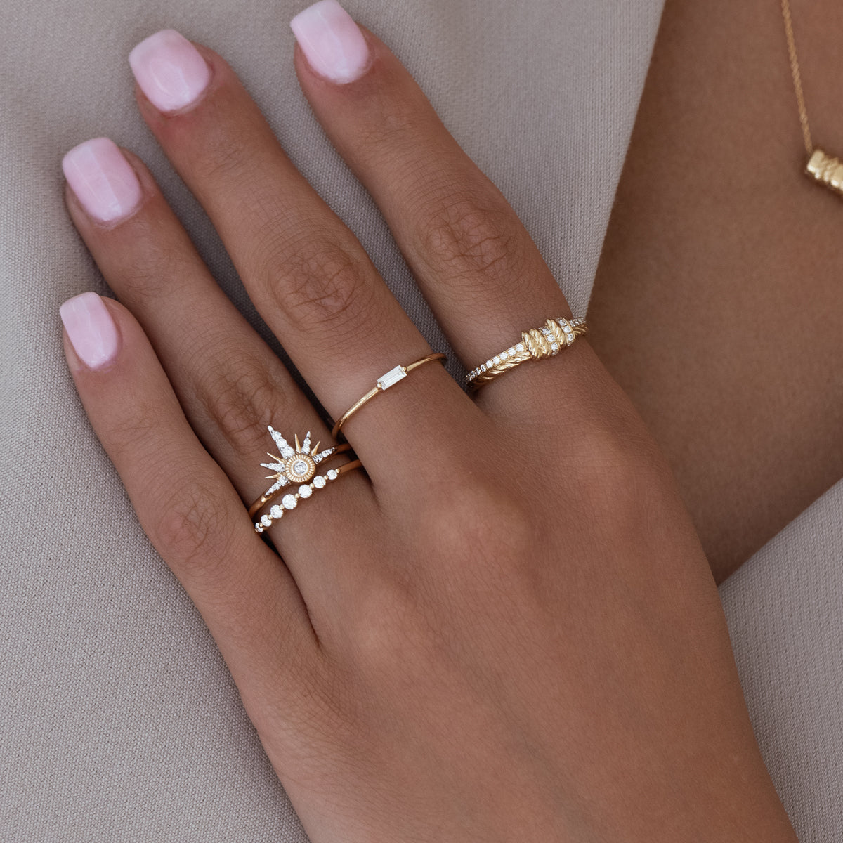 Heavenly Flare Ring - Elegant Cubic Zirconia Statement Ring for Women | Perfect for Evening Parties, Date Nights & Special Occasions
