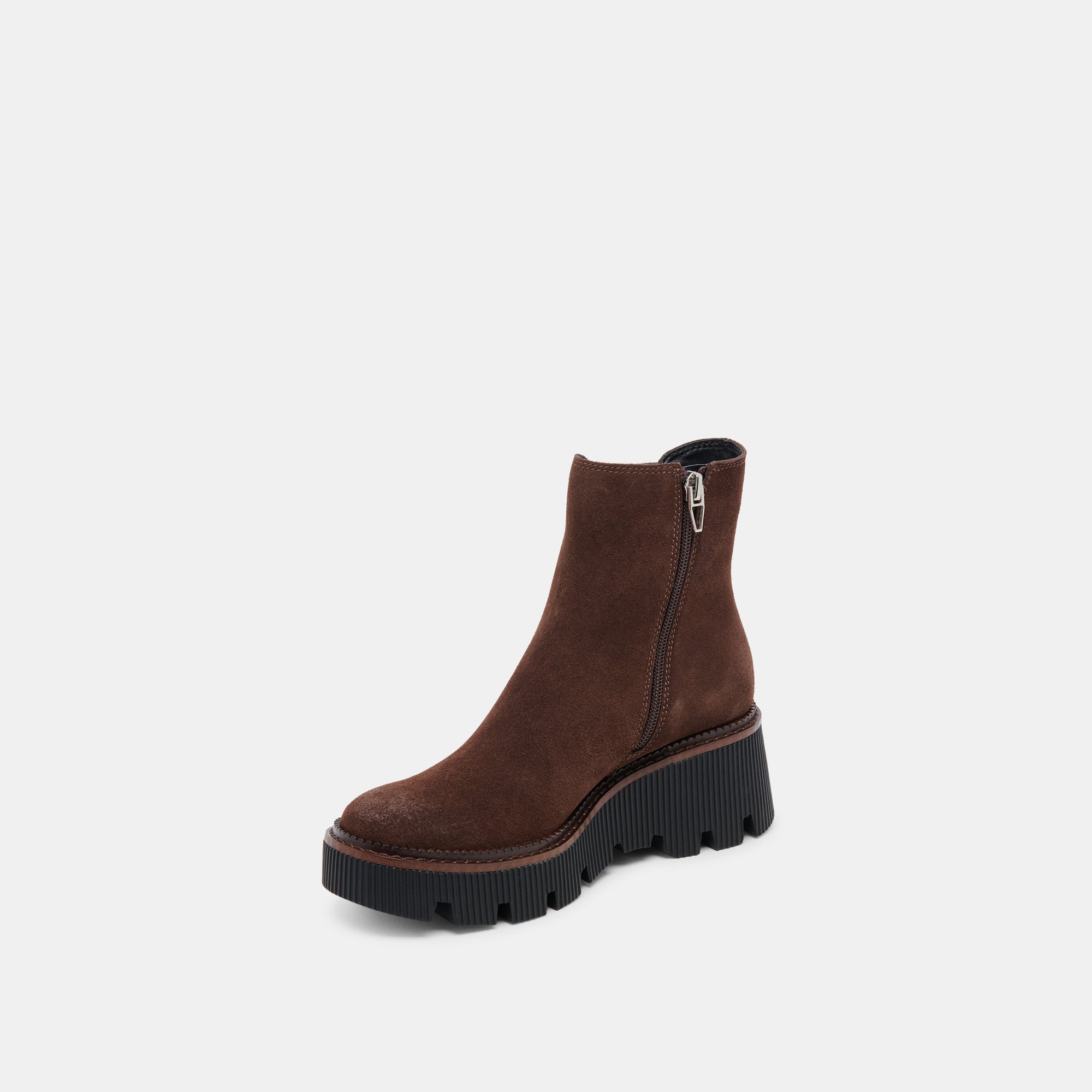 EMMET H2O Waterproof Boots - Dark Brown Suede Leather for Men & Women | All-Weather Outdoor Hiking, Rain & Snow Wear