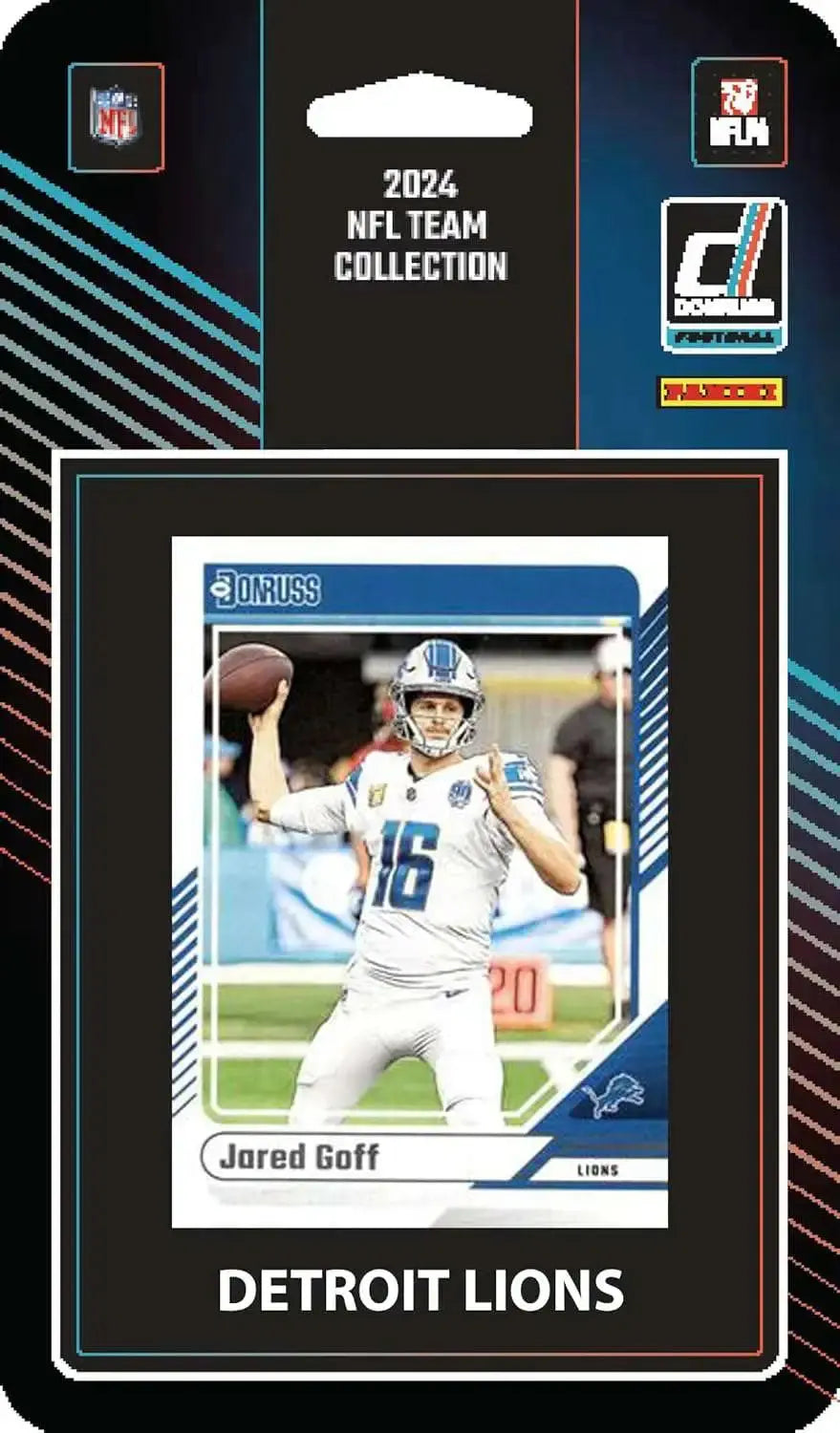 2024 Detroit Lions NFL Donruss Team Set Football Trading Cards - Perfect for Collectors, Fans & Fantasy Sports Enthusiasts