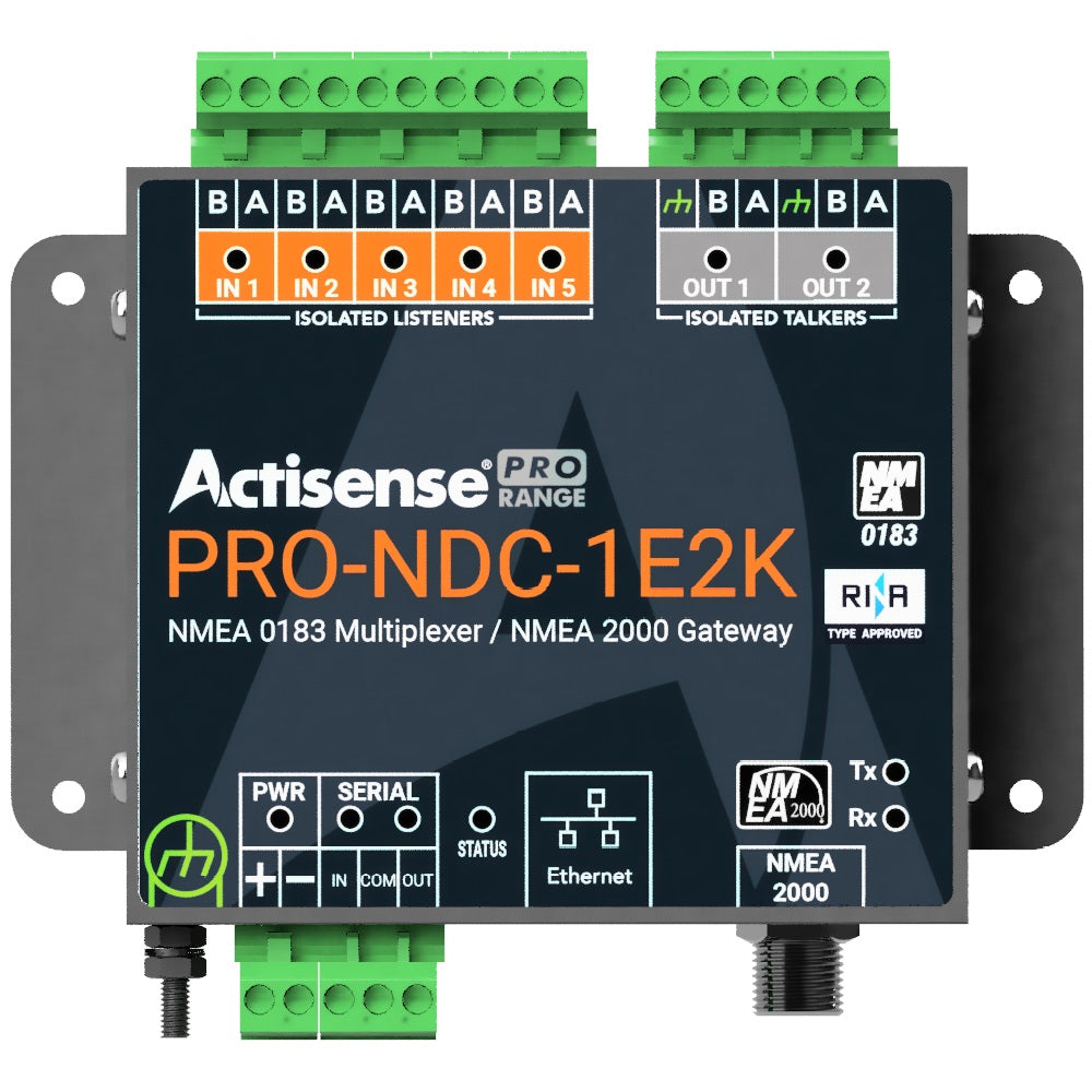 Actisense NMEA 0183 to NMEA 2000 Intelligent Multiplexer Gateway - Marine Boat Data Converter for Navigation & Engine Monitoring Systems