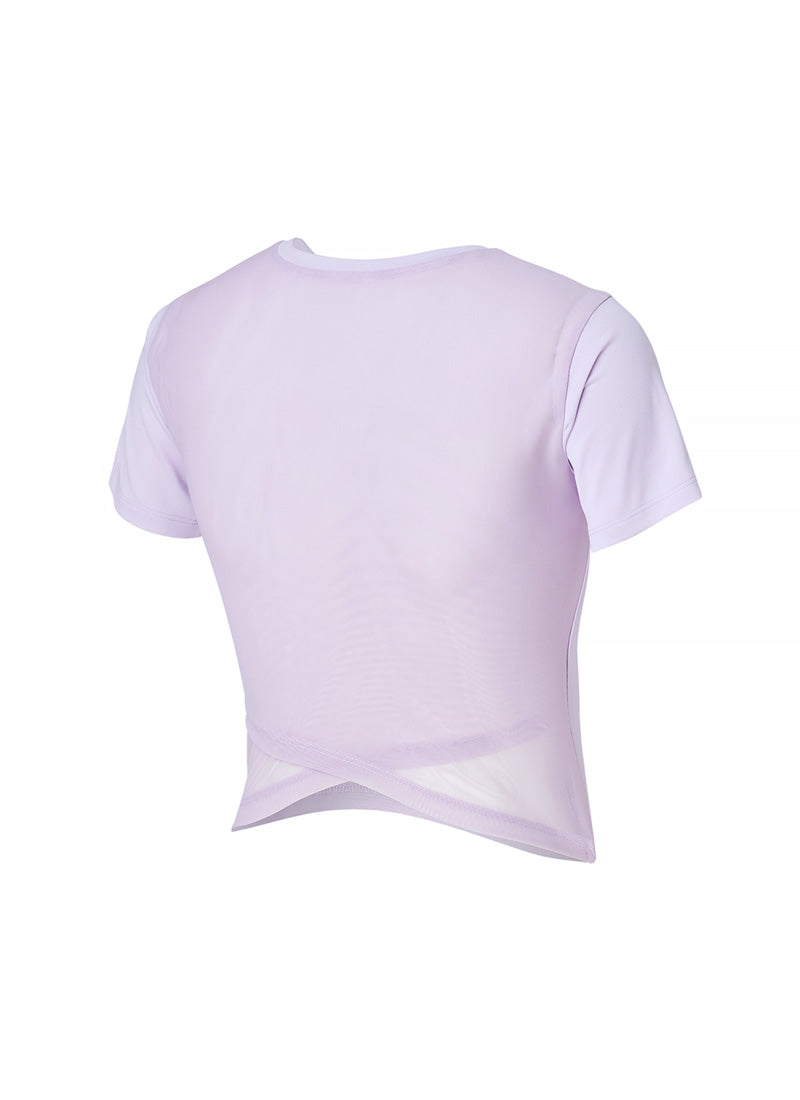 Breathable Power Mesh Short Sleeve T-Shirt for Women - Comfortable Workout & Yoga Top - Moisture Wicking Activewear for Running, Gym & Fitness