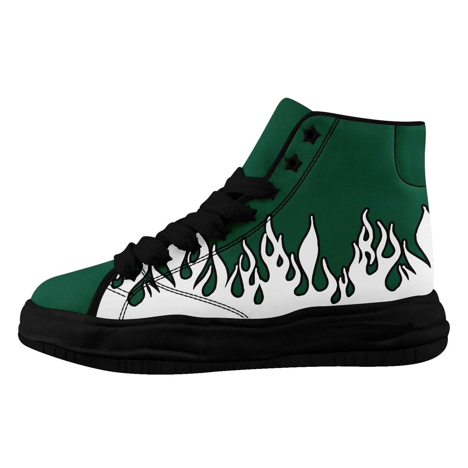 Custom Green & White New York Football Jersey with Firesoul Sports Shoes - Personalized Combo Set for Fans | Game Day Outfit, Team Spirit Wear, Sports Enthusiast Gift