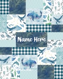 Personalized Whales Custom Name