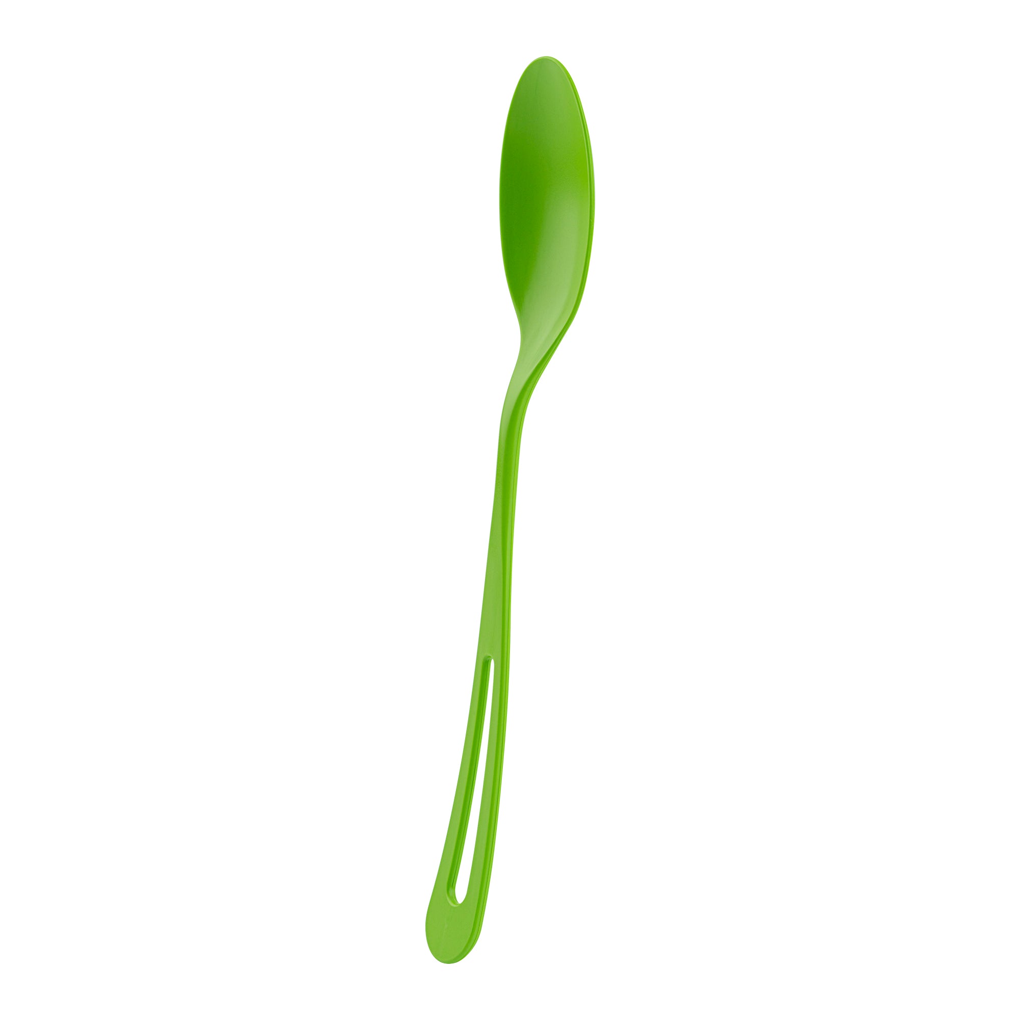 Eco-Friendly Green CPLA Plastic Spoons - Compostable, Heat Resistant, 7.5 Inch, 250 Count Bulk Pack - Perfect for Parties, Picnics & Sustainable Dining