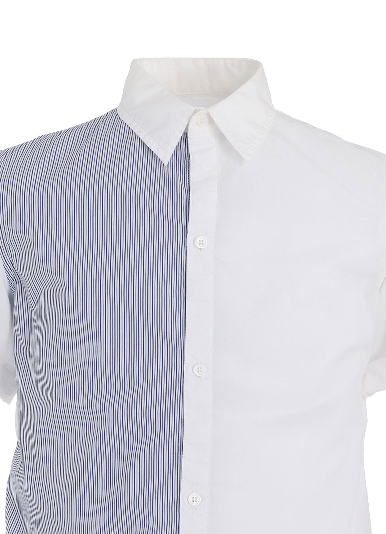Premium Cotton Broad Stripe Short Sleeve Shirts for Men - Casual Summer Button Down Tops - Perfect for Office, Beach & Outdoor Activities