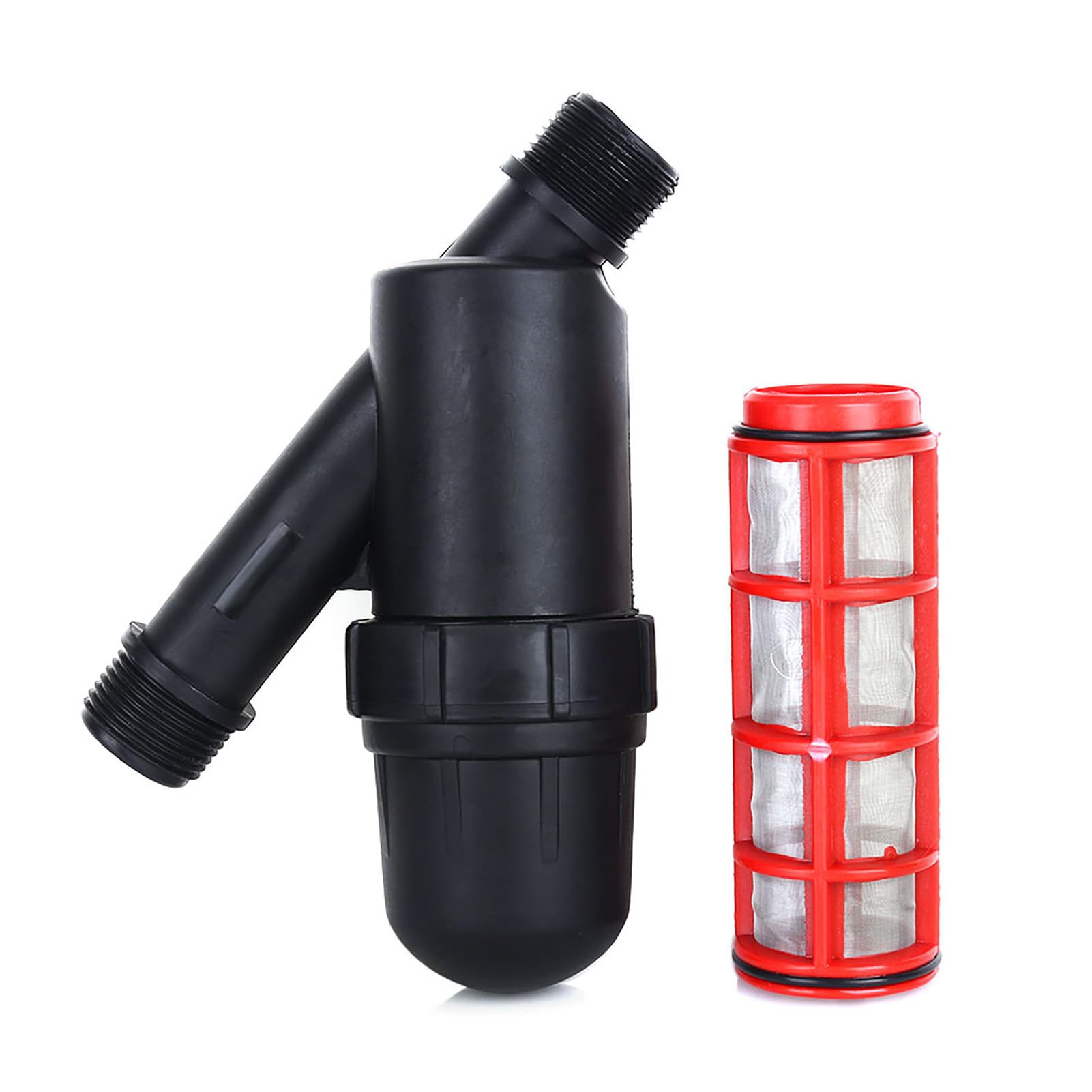 **Garden Hose Sediment Filter Screen - Fine Mesh Water Filter Attachment for Drip Irrigation, Pool Pump & Greenhouse Use | Outdoor Gardening & Watering Solution**