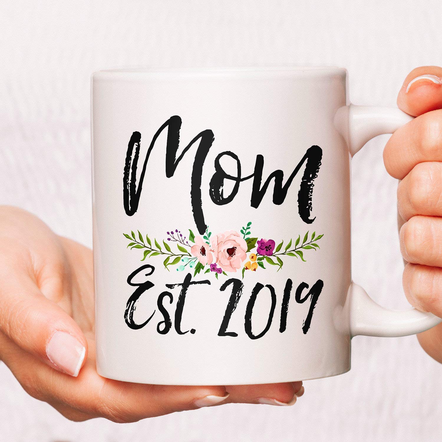 Funny Coffee Mug for Mom - 11oz Ceramic Cup for New Moms, Mother's Day, Christmas Gifts | Perfect for Home, Office & Pregnancy Announcements (XMS-467)