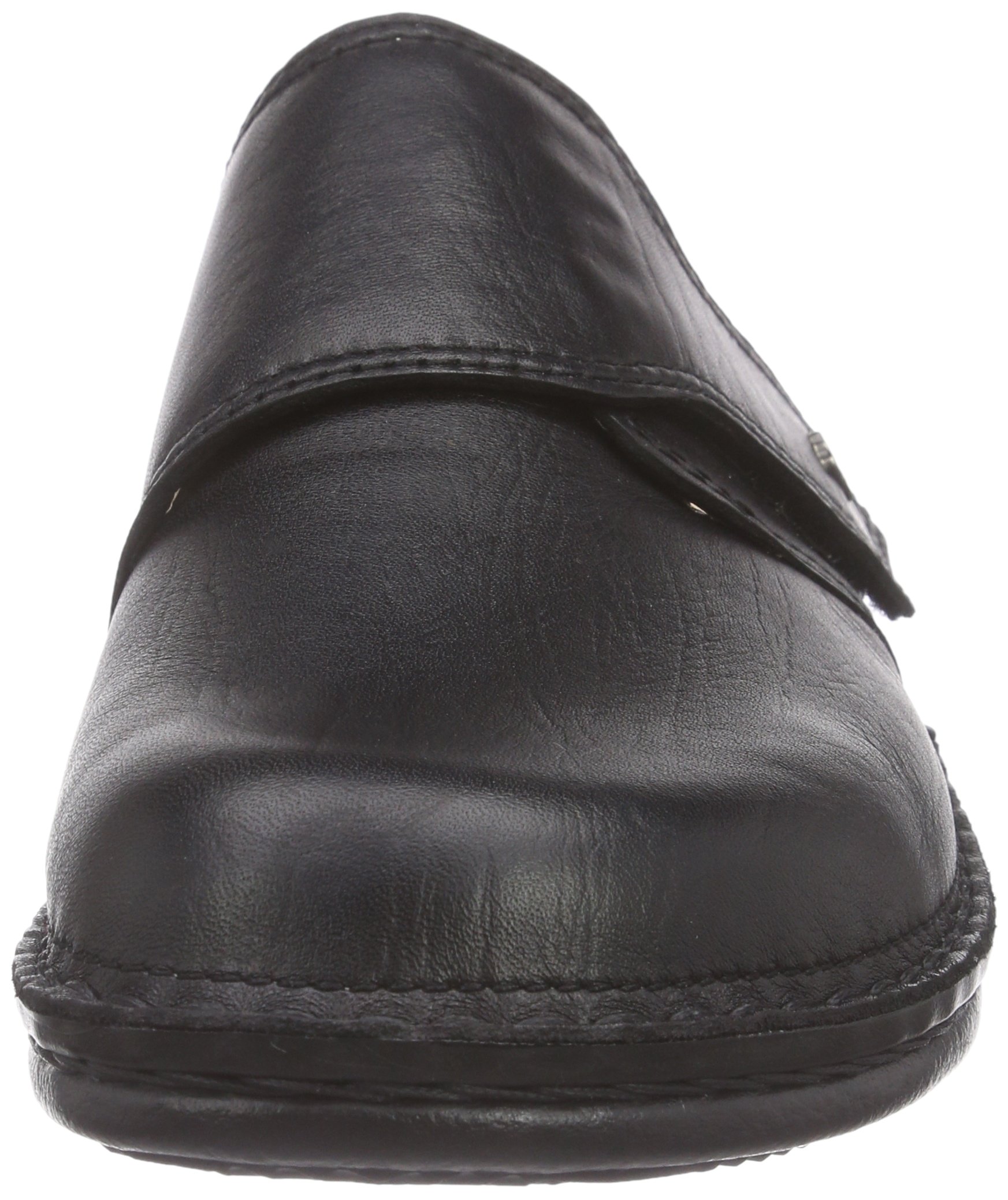 Finn Comfort Men's Clogs - Comfortable Leather Slip-On Shoes for Men, Black, Size 8 | Perfect for Home, Garden, and Casual Wear