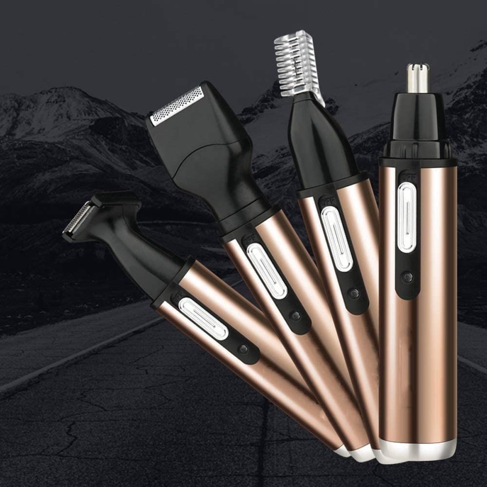 Rechargeable Electric Nose and Ear Hair Trimmer for Men & Women - Painless Grooming Tool with Precision Blades - Perfect for Travel, Home, and Personal Care