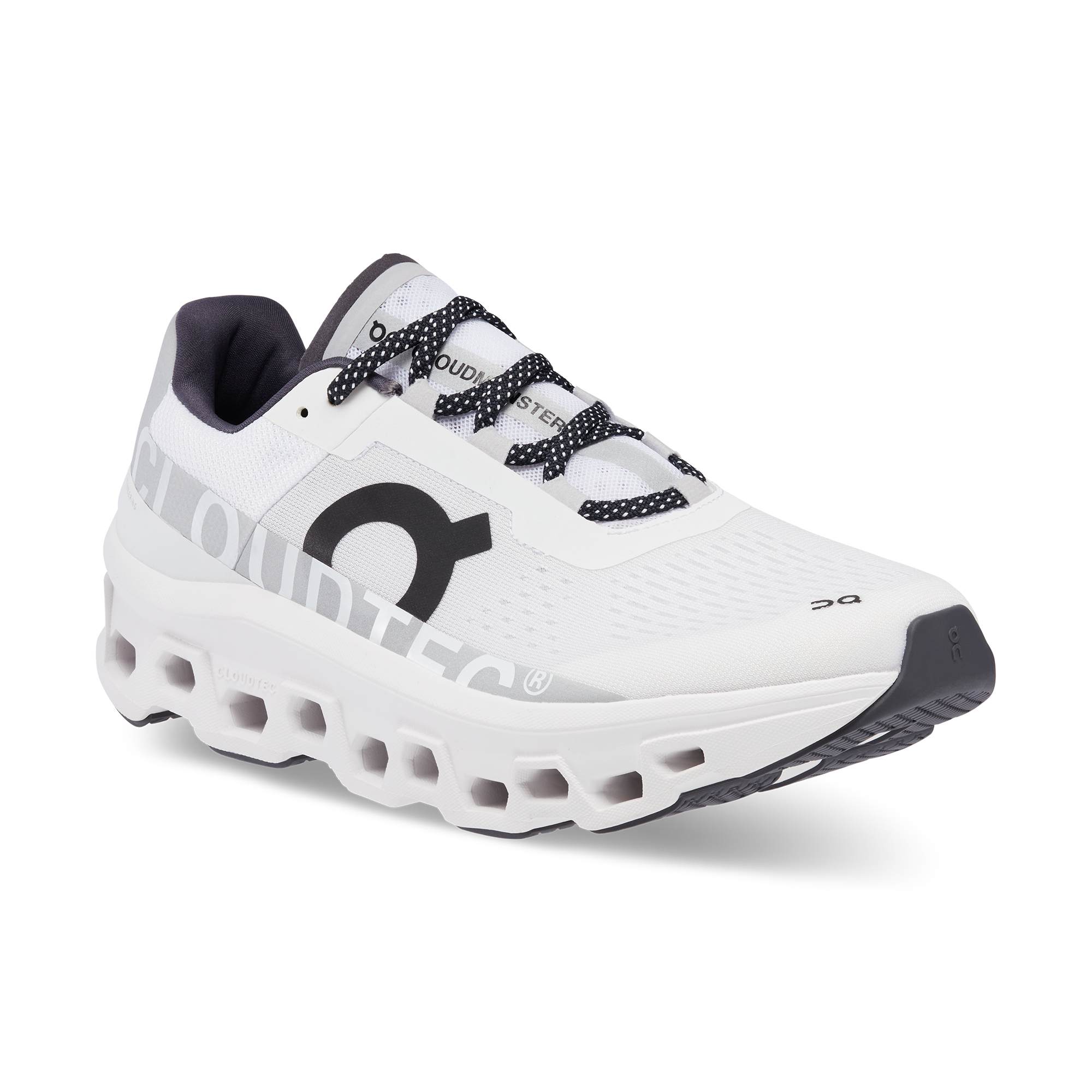On Running Men's Cloudmonster Running Shoes - All White | Lightweight Cushioned Sneakers for Road Running & Training | Perfect for Marathon, Jogging & Gym Workouts