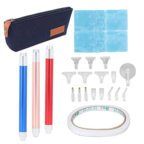 Aluminum Alloy Painting Light Pen Set with 16 Replacement Heads & Storage Box - Perfect for Nail Art, DIY Crafts, Home Decoration & Gift Ideas for Women & Girls
