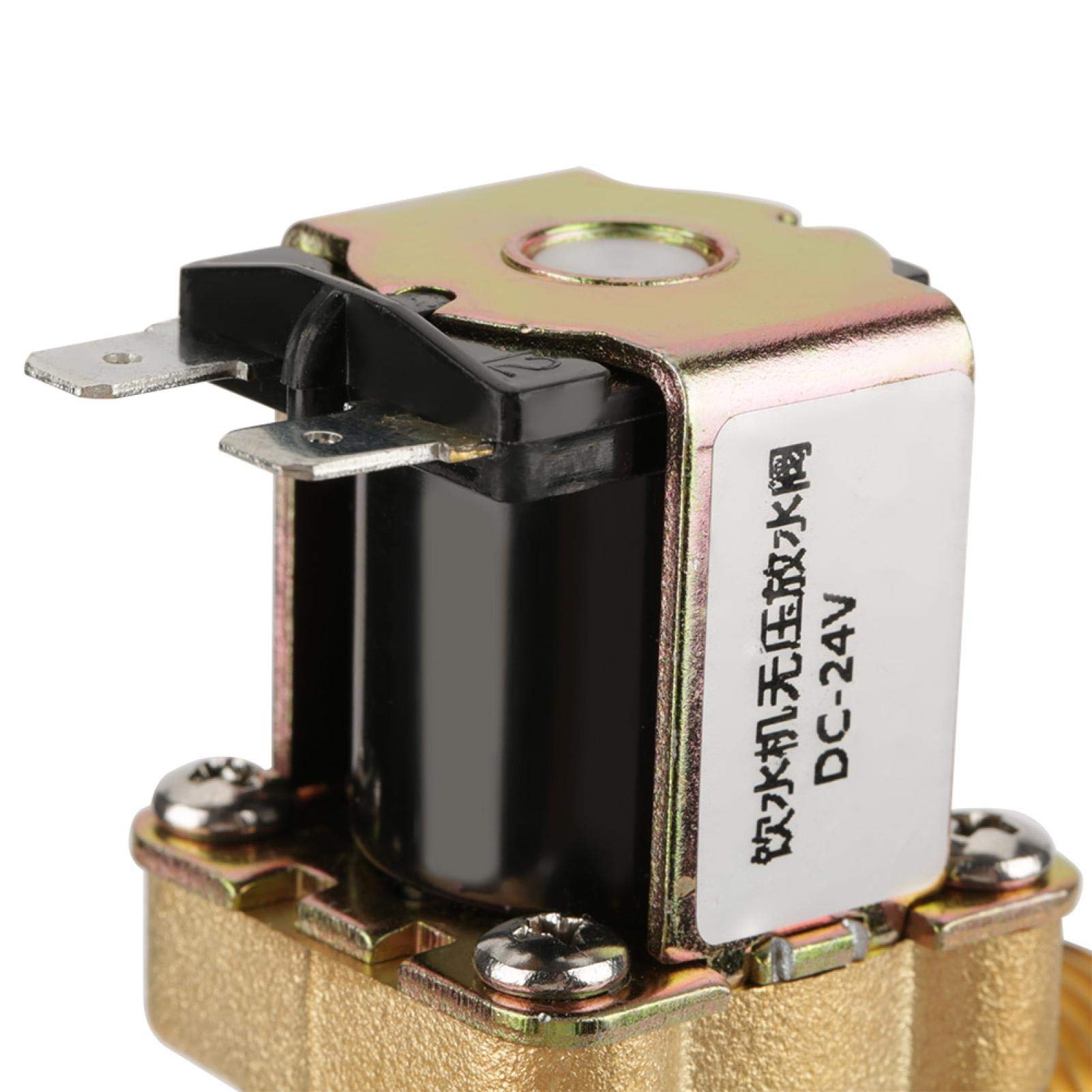 Electric Solenoid Valve 12V DC - Brass Water Solenoid Valve for Water Heaters, Drinking Fountains, Irrigation Systems | High Pressure & Corrosion Resistant