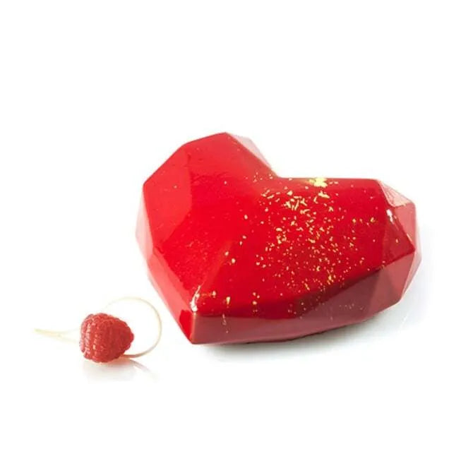 Heart-Shaped Origami Silicone Mold for DIY Crafts, Chocolate, Soap, Candles - Perfect for Valentine's Day, Weddings & Romantic Gifts