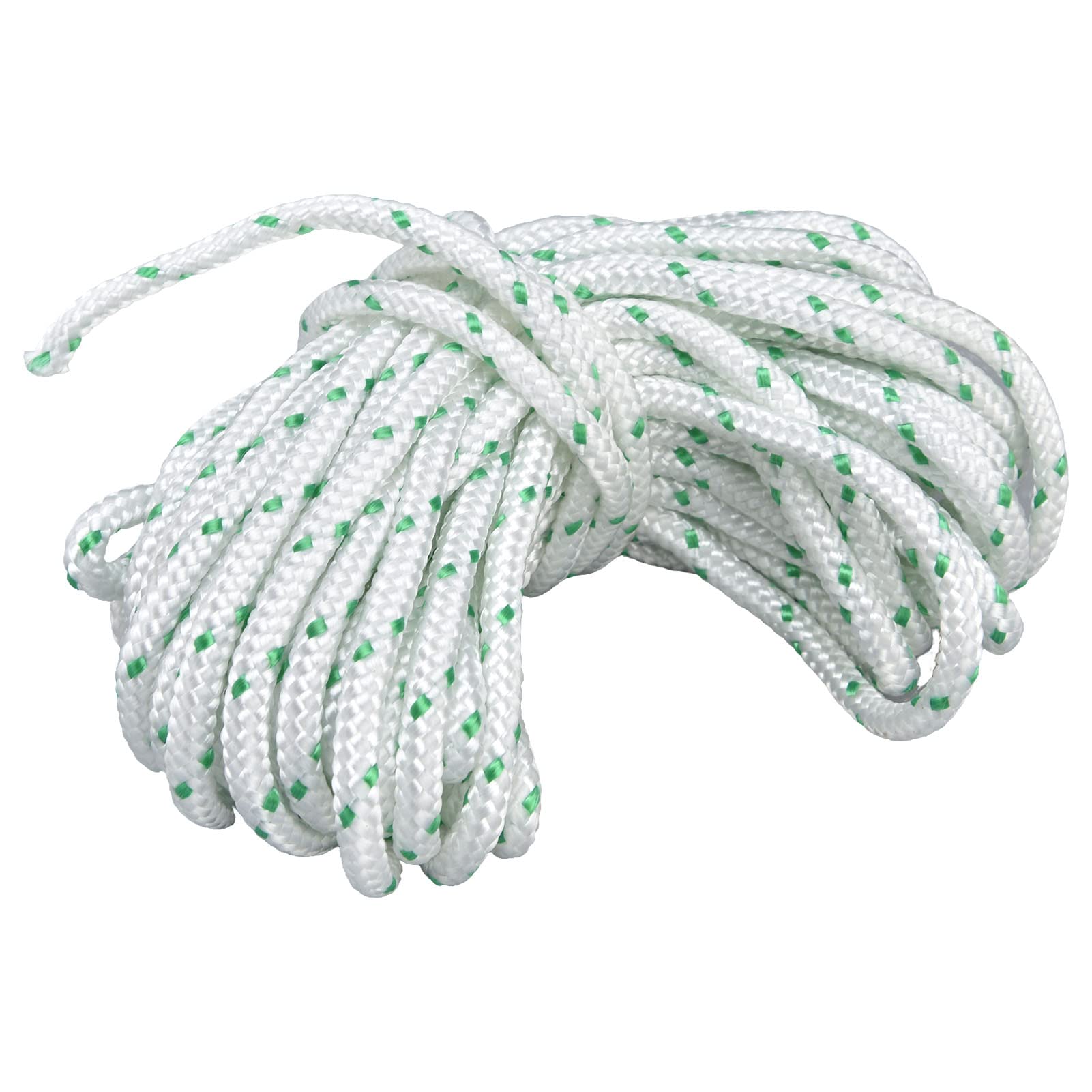 Durable Nylon Recoil Starter Rope - Easy Replacement Pull Cord for Lawn Mowers, Brush Cutters, Chainsaws & Generators | Portable & Foldable Design for Outdoor Power Equipment Maintenance