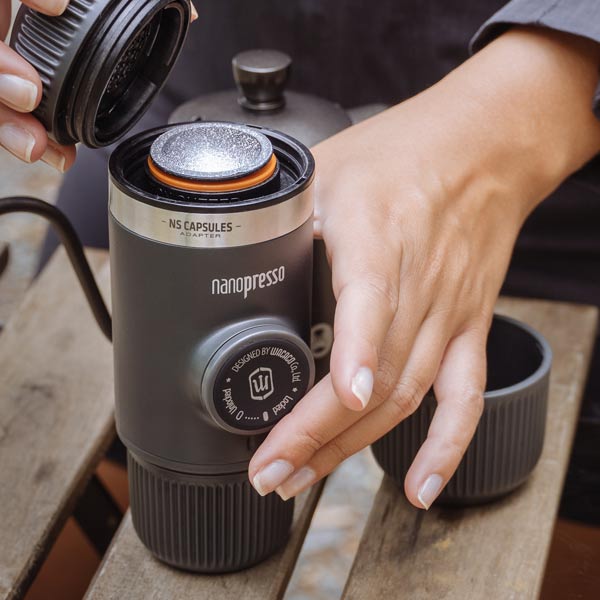 Wacaco Nanopresso NS Adapter - Portable Espresso Machine Accessory for Travel, Camping & Outdoor Coffee Lovers