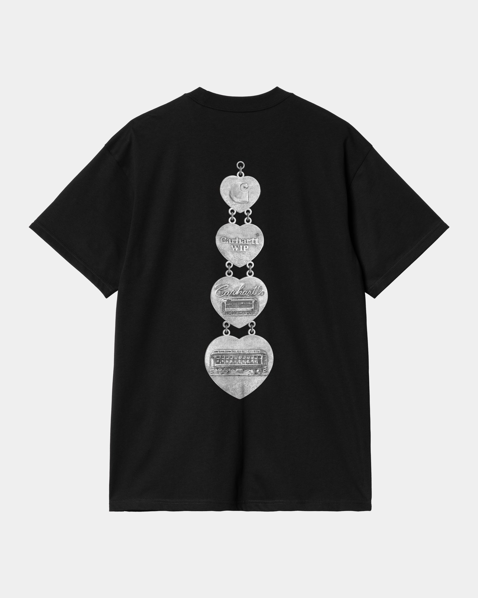 Stylish Hartt Chain Graphic T-Shirt for Men - Trendy Black Cotton Tee - Perfect for Casual Wear, Street Fashion & Everyday Outfits