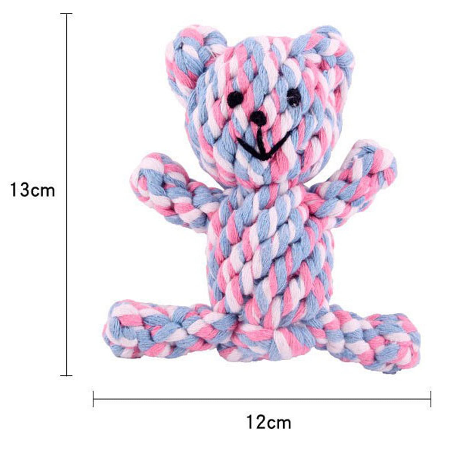Durable Puppy Teething Chew Toys for Dogs - Safe Braided Rope Dog & Cat Chew Toys | Natural Pet Dental Health Toys | Handmade Dog Gift for Puppies & Adult Dogs - Perfect for Indoor Play, Training & Teething Relief