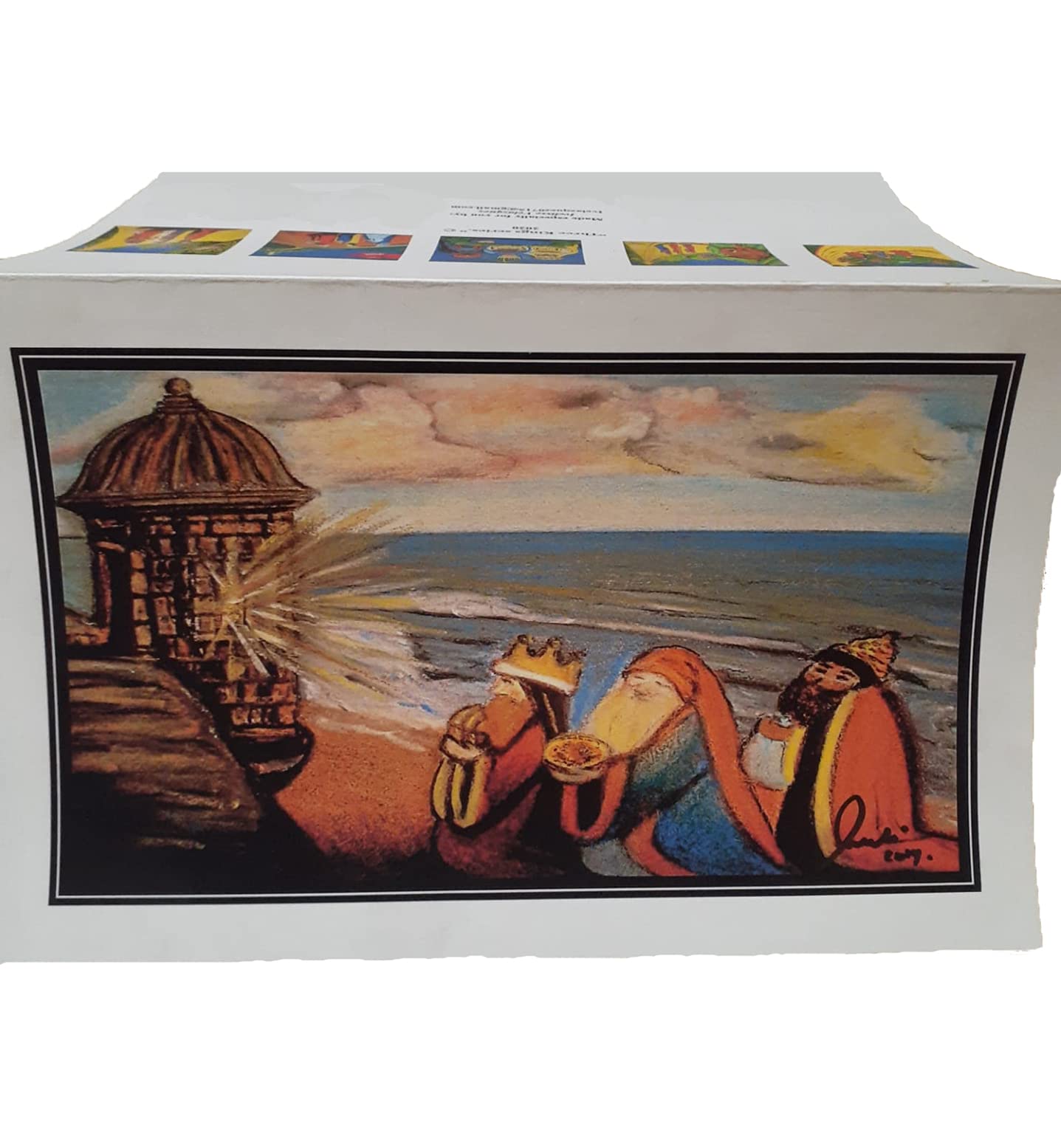 Puerto Rican Christmas Nativity Scene Greeting Cards - 10 Assorted Three Wise Men Holiday Cards (5x4 inches) - Perfect for Holiday Gifts, Party Invitations & Cultural Souvenirs