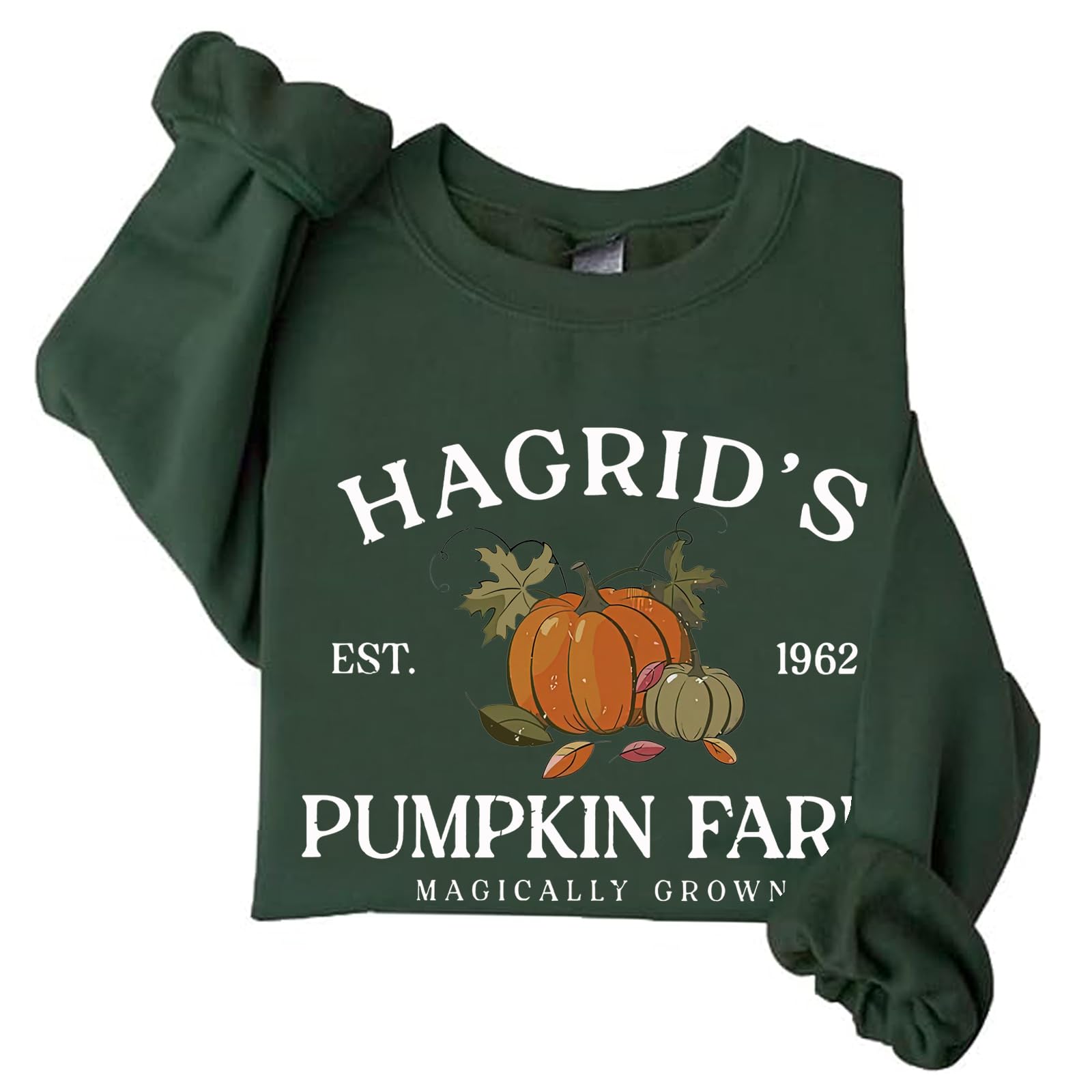 Harry Potter Hagrid's Pumpkin Patch Sweatshirt - Cozy Halloween Pullover for Adults - Perfect for Pumpkin Farm Visits & Fall Festivals