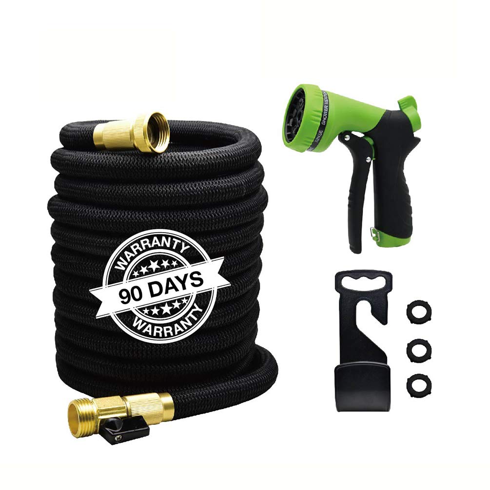 JARDTEC 50ft Expanding Garden Hose - Lightweight, Flexible, Leakproof Water Hose for Outdoor, Lawn, Garden, and Car Washing