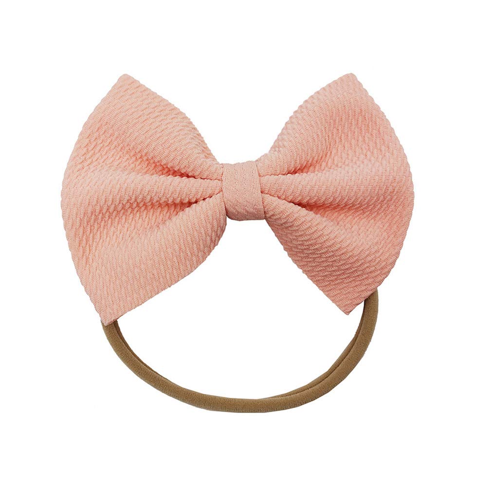 KESYOO 20PCS Baby Headbands with Bowknot - Soft Nylon Hair Wraps & Elastic Headbands for Infants & Toddlers - Perfect for Newborn Photos, Birthday Parties, and Daily Baby Fashion Accessories