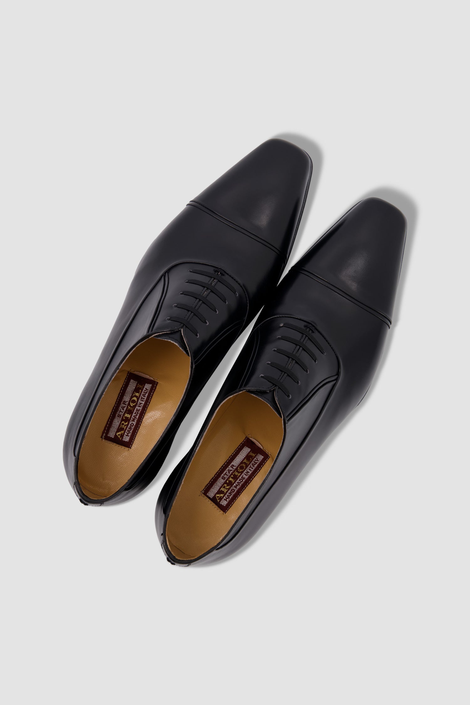 Artioli Classic 5-Lace Oxford Dress Shoes for Men - Premium Leather Formal Shoes for Business, Wedding & Special Occasions