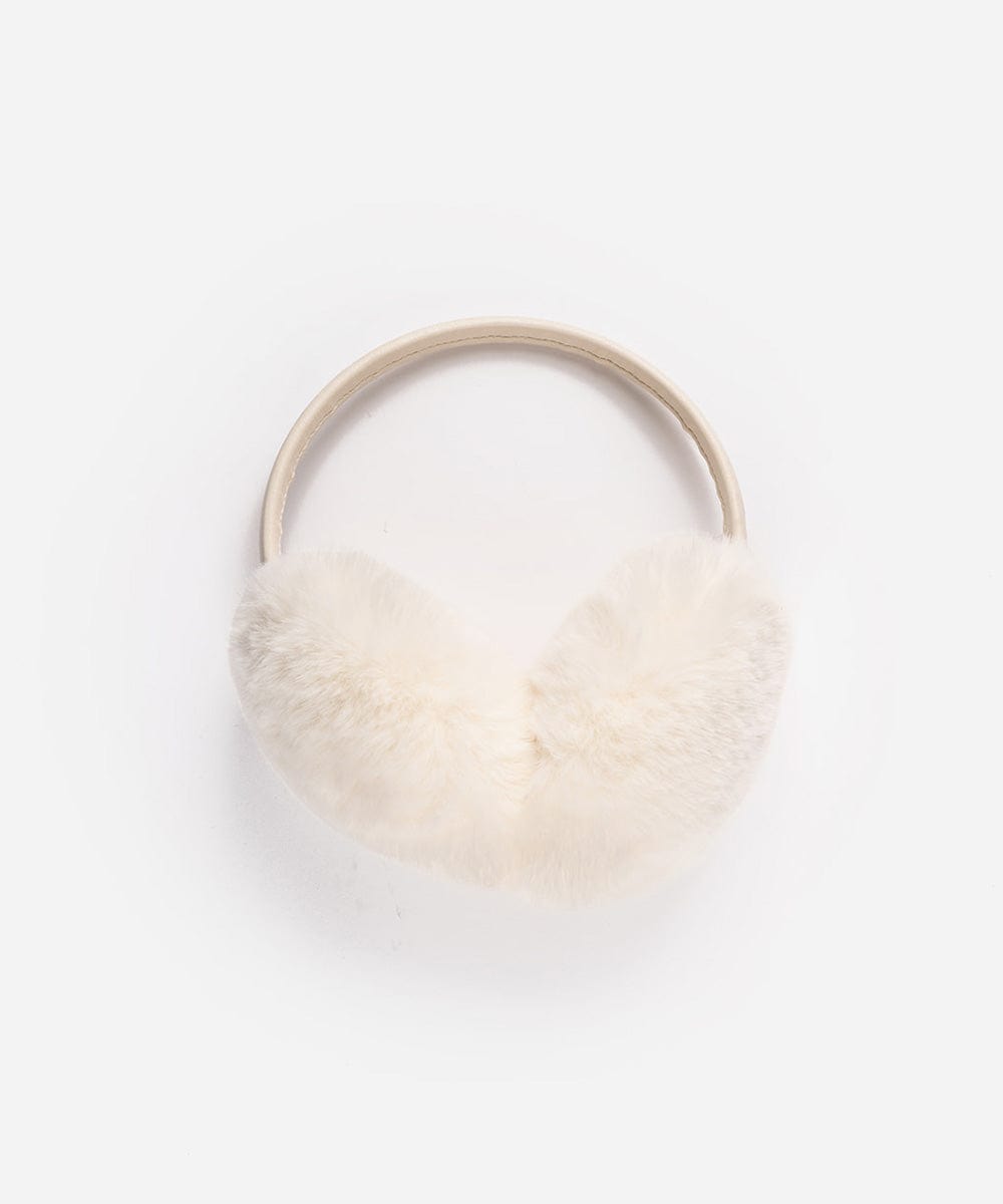 Leena Faux Fur Earmuffs - Winter Warm Ear Muffs for Women & Girls - Soft Plush Fleece Lined - Cold Weather Accessories for Outdoor Activities, Skiing, Snowboarding & Daily Winter Wear