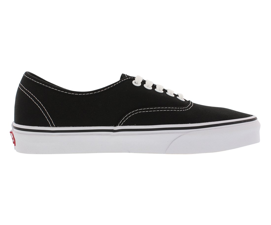 Vans Authentic Unisex Sneakers - Black & White Classic Skate Shoes for Men & Women | Casual Wear, Street Style, Skateboarding
