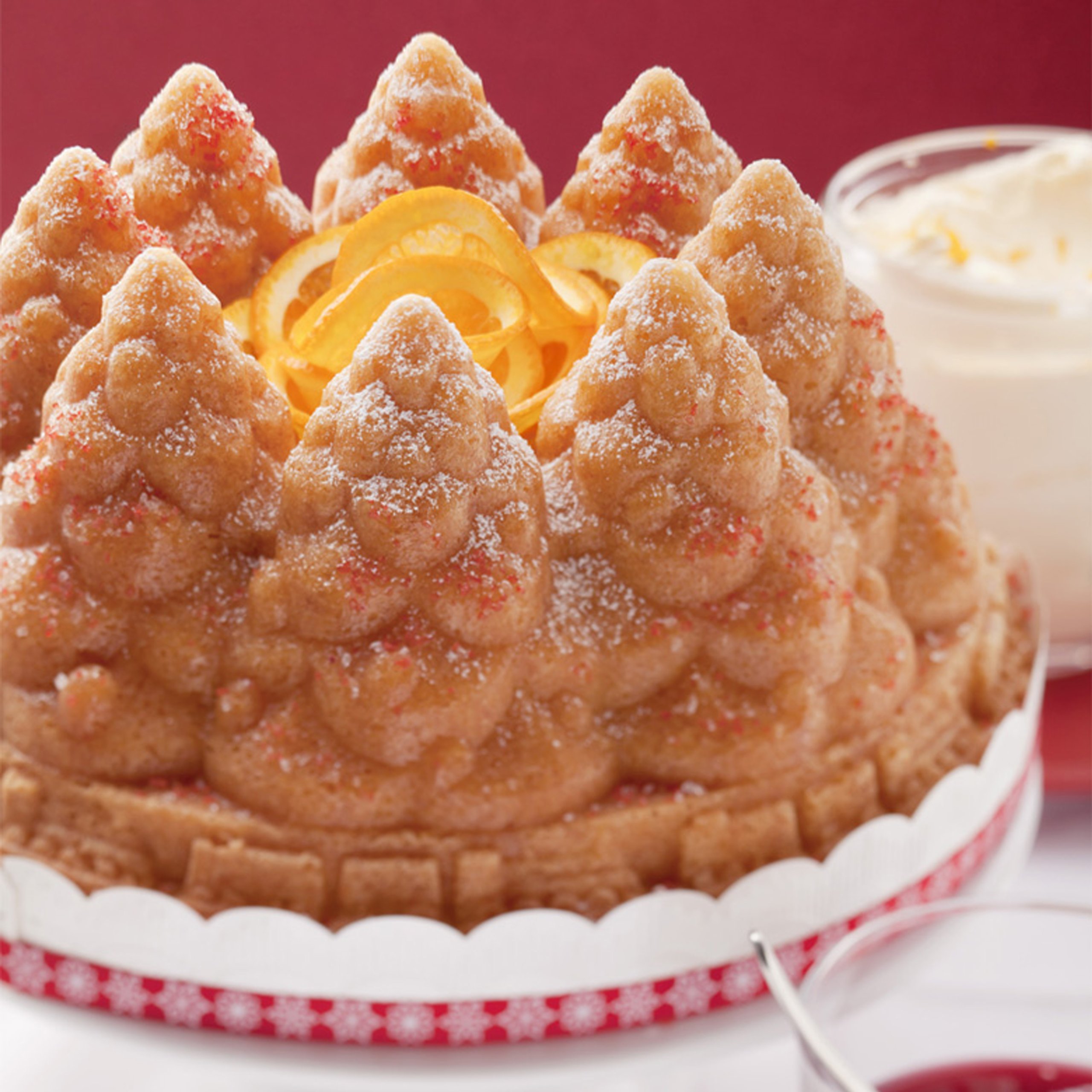 Nordic Ware Holiday Bundt Tree Pan - Nonstick Christmas Tree Cake Mold for Baking, 6-Cup Capacity - Perfect for Holiday Desserts, Christmas Parties & Festive Baking Gifts
