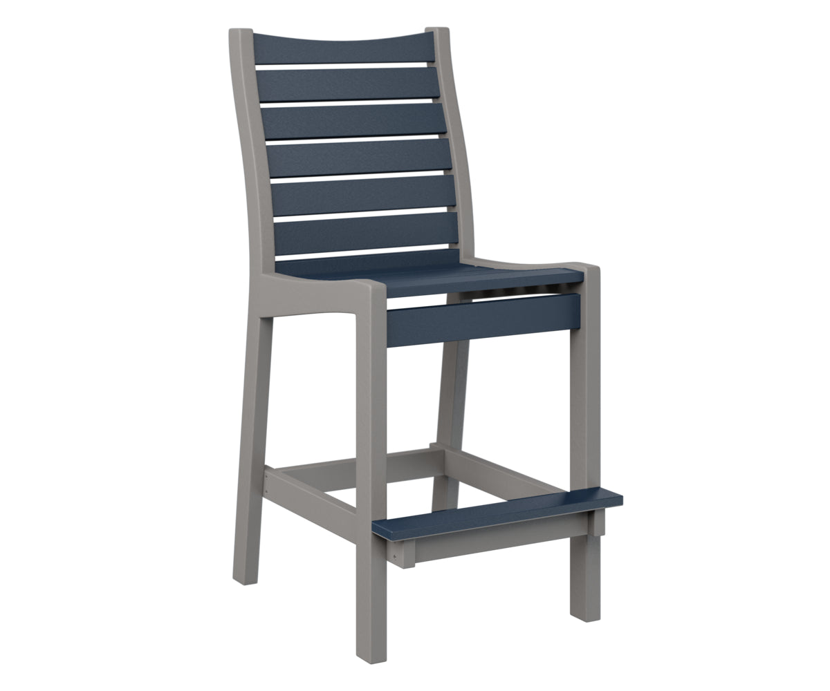 Berlin Gardens Bristol Bar Chair - Adjustable Height Outdoor Bar Stool for Patio, Deck, and Kitchen Counter - Perfect for Entertaining and Relaxing