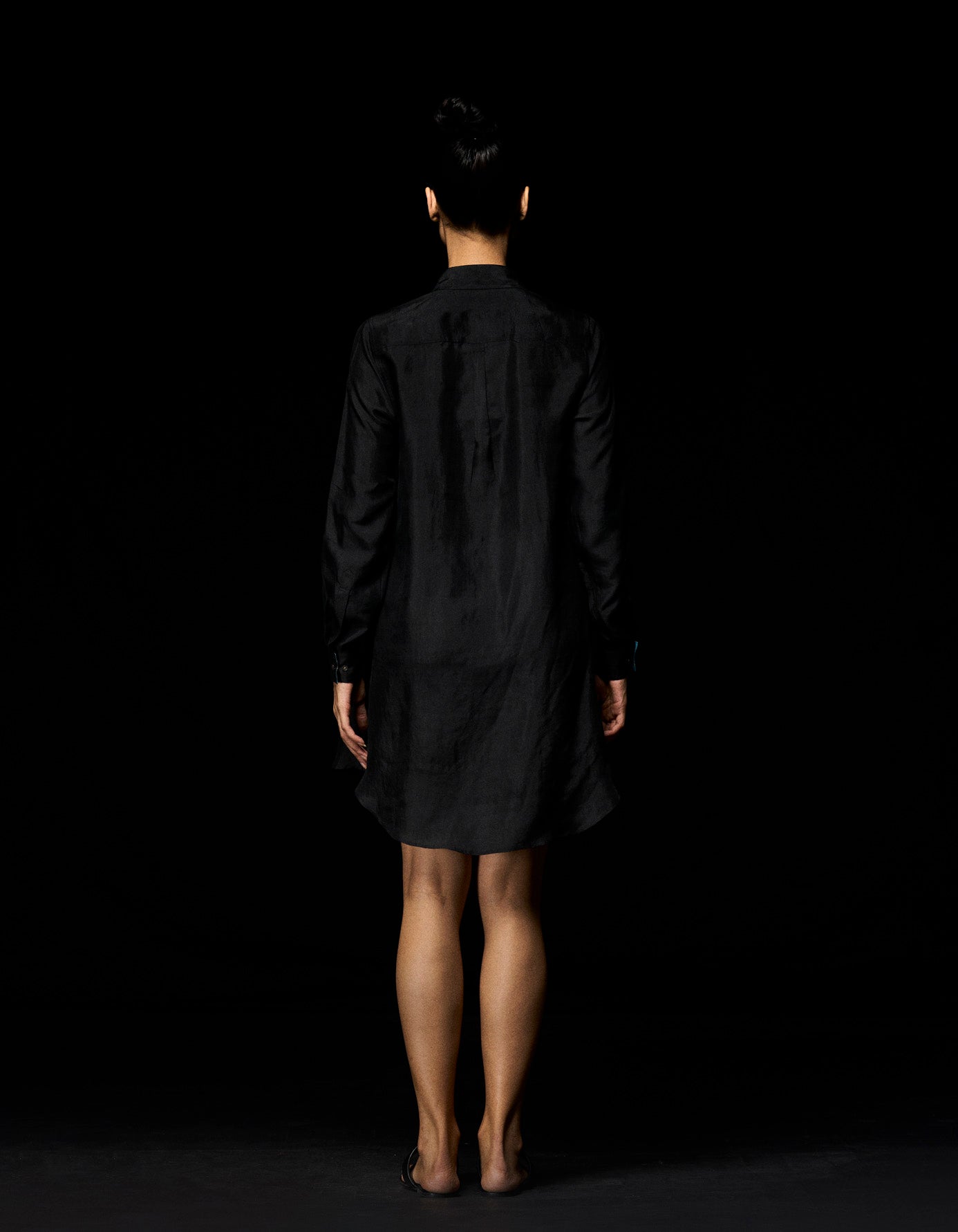 Premium Oversized Silk Shirt for Women - Soft & Luxurious Black Blouse - Perfect for Casual Wear, Office & Evening Outfits